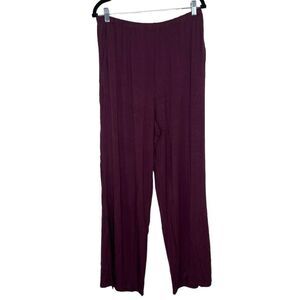 NWOT Retreat Rhonda Shear Dark Rose Lounge Pants XL